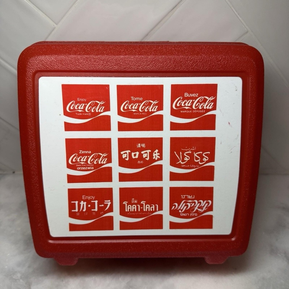 Vintage Coca-Cola Collectible Lot Glasses Mugs Puzzle Tin Lunch Box Plush - Picture 7 of 8